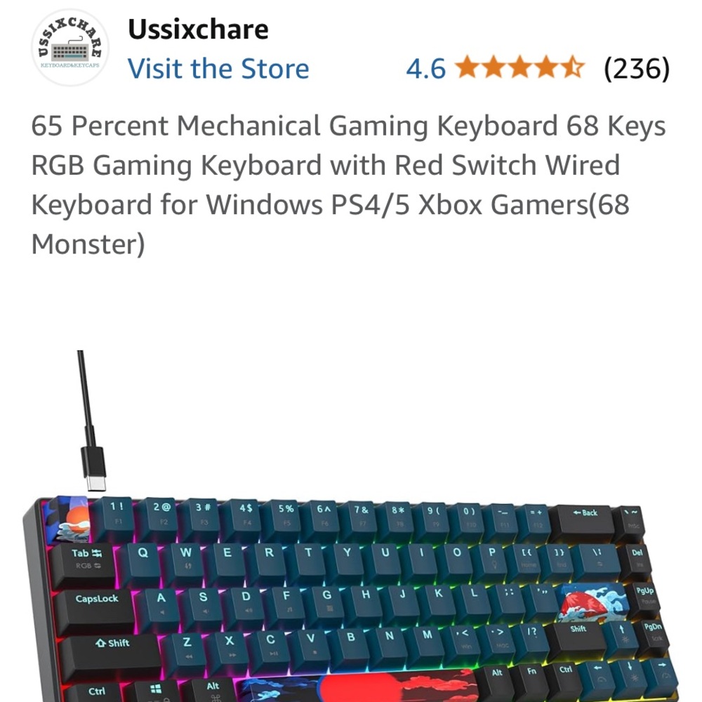 Gaming Keyboard - Picture 2 of 2